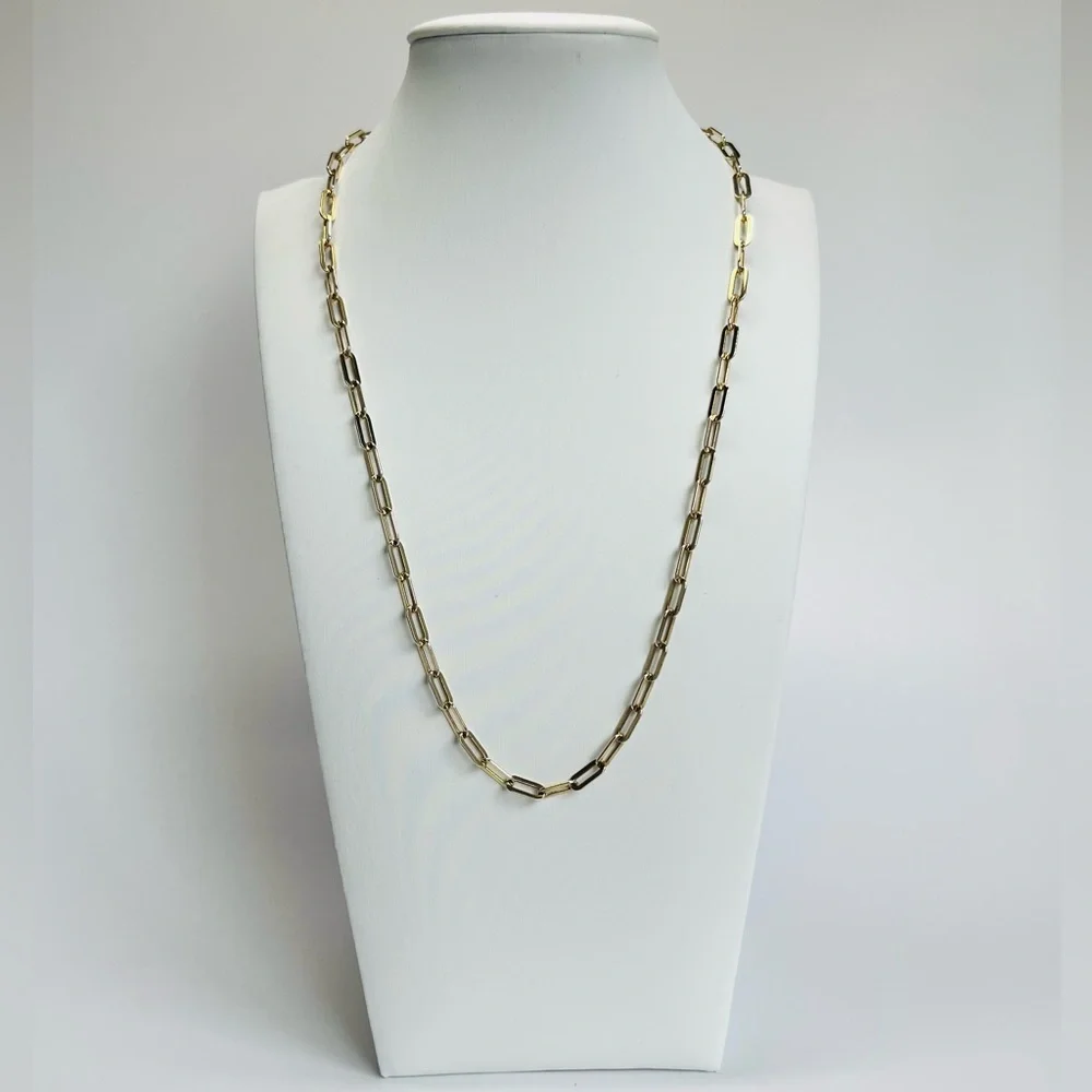 Giani Bernini Paperclip Link Chain Necklace in 18K Gold-Plated Sterling Silver